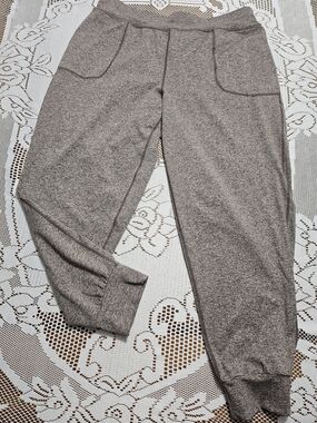 JoyLab Heathered Taupe Track Joggers